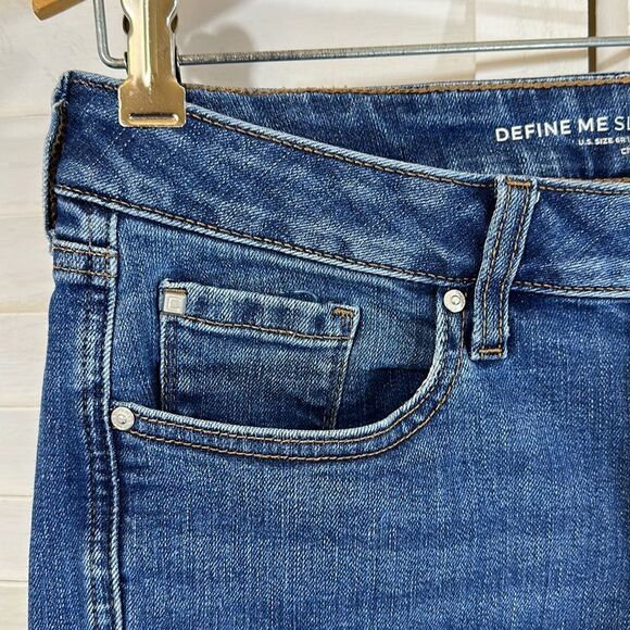 Chico's Jeans Size 0.5 Size 6 6R Define Me Denim Curvy Slim Leg Ankle #1 - Picture 7 of 16